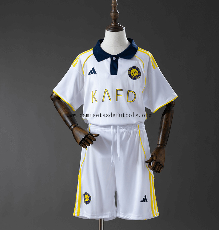 Camiseta Al-Nassr FC Tercera Equipación 25/26 Niño Formidable preciaso, no lo dejes escapar de la temporada