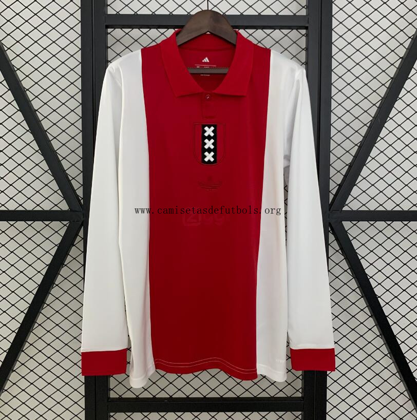 Camiseta Ajax 25/26 ML Barato liquidación, activa con devolución gratis