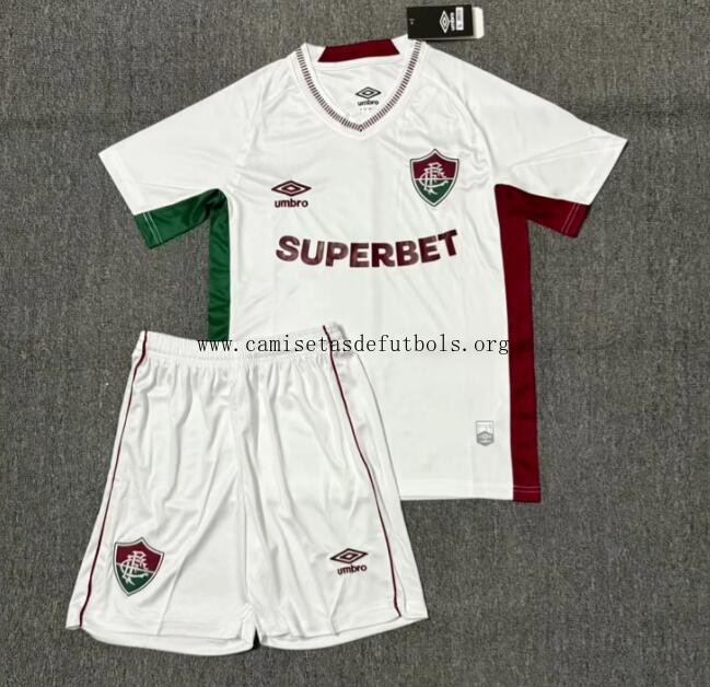 Camiseta Fluminense 2ª Equipación 25/26 Niño Insuperable ganga, corre a por él antes de que se acabe