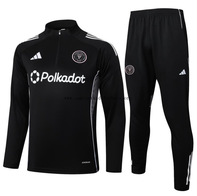 Chandal Miami fc (Hombre/Niño) 25/26 Negro + Pantalones Bicoca excelente