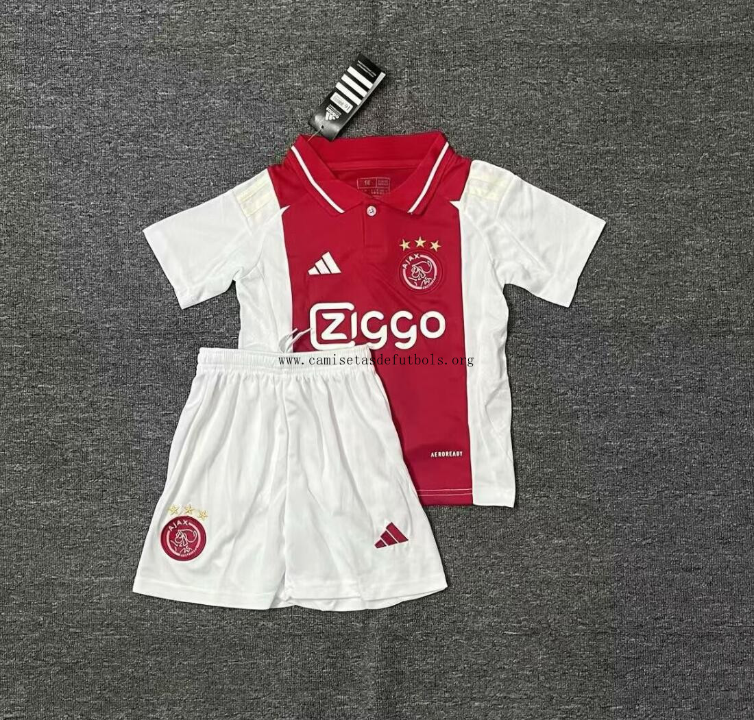 Camiseta Ajax Primera Equipación 24/25 Niño Magnífico rebaja, activa de la temporada