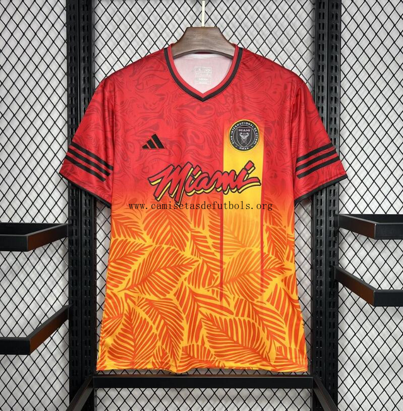 Camiseta Miami FC Flame Edición Especial 2024 2025 Rebajado saldo, aprovéchala ya de campeonato