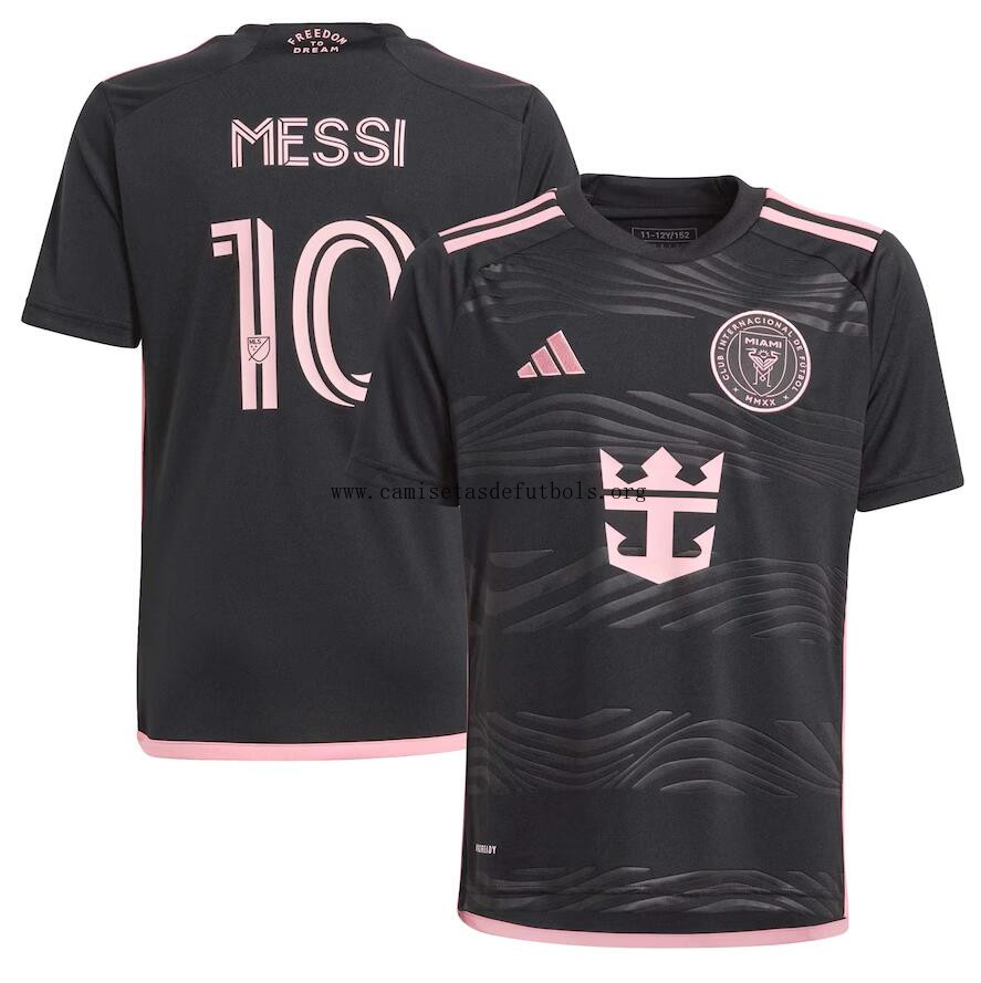 Camiseta Miami FC MESSI #10 Segunda Equipación 24/25 Niño Ahorro milagroso antes de que se acabe