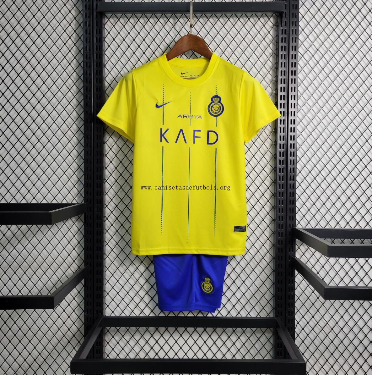 Camiseta Al-Nassr FC Primera Equipación 23/24 Niño Excelente rebaja, activa de la temporada