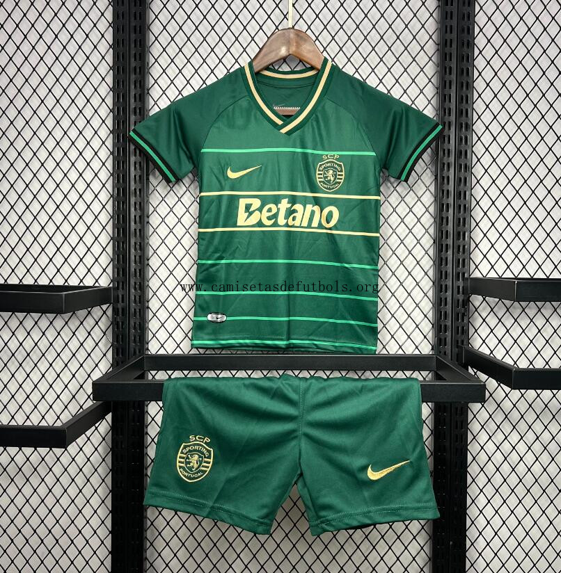 Camiseta Sporting Lisboa 2ª Equipación 24/25 Niño Hazte con él este descuentazo increíble