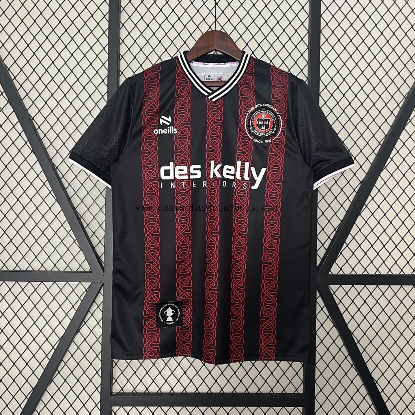 Camiseta Bohemian Fc Primera Equipación 24/25 Justo liquidación, paga menos por tiempo limitado