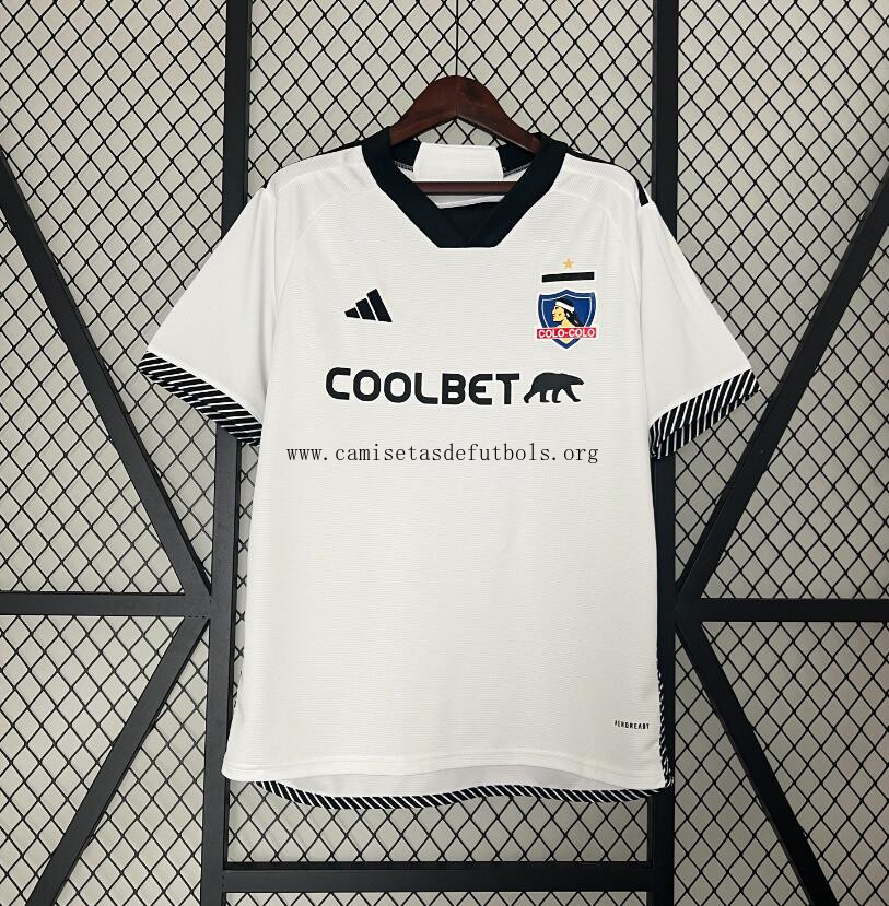 Camiseta Colo Colo Primera Equipación 24/25 ¡¡Qué inmejorable bicoca calidad asegurada!