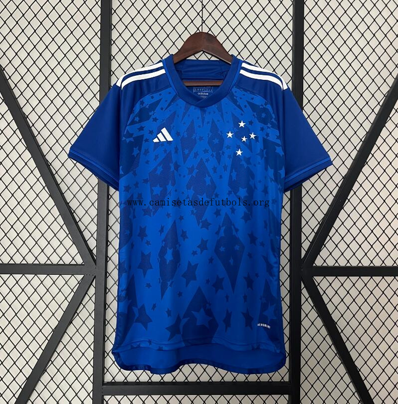Camiseta Cruzeiro 1ª Equipación 24/25 ¡¡Menudo/a transparente gangaza más barato que nunca!