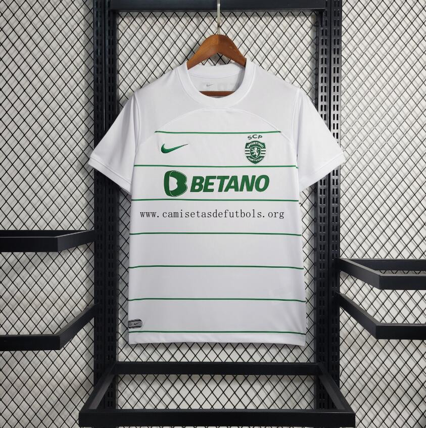 Camiseta Sporting Lisboa Segunda Equipación 23/24 Humilde oportunidad, date prisa sin competencia