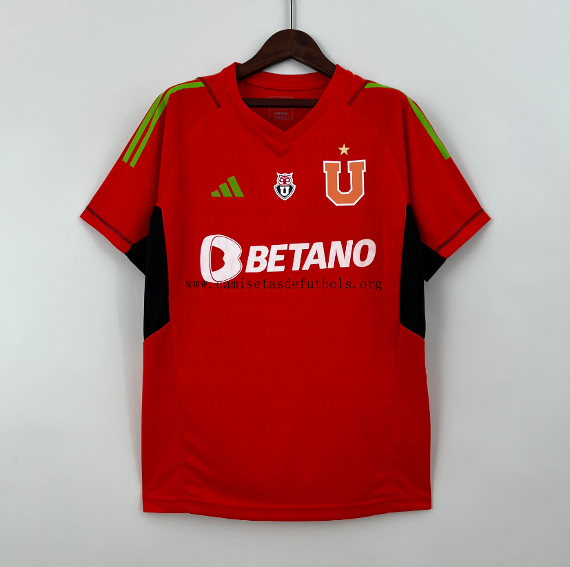 Camiseta Portero Universidad De Chile Rojo 23/24 Rebaja insuperable con devolución gratis
