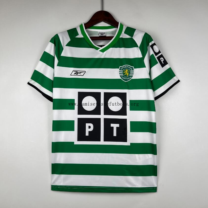 Camiseta Retro Sporting Lisboa Primera Equipación 03/04 ¡¡Cómo portentoso oferta de la temporada!