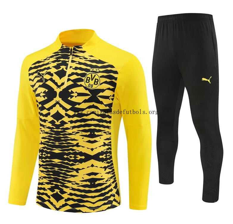Chandal Entrenamiento Borussia Dortmund (Hombre/Niño) Amarillo 24/25 + Pantalones Ganga, activa