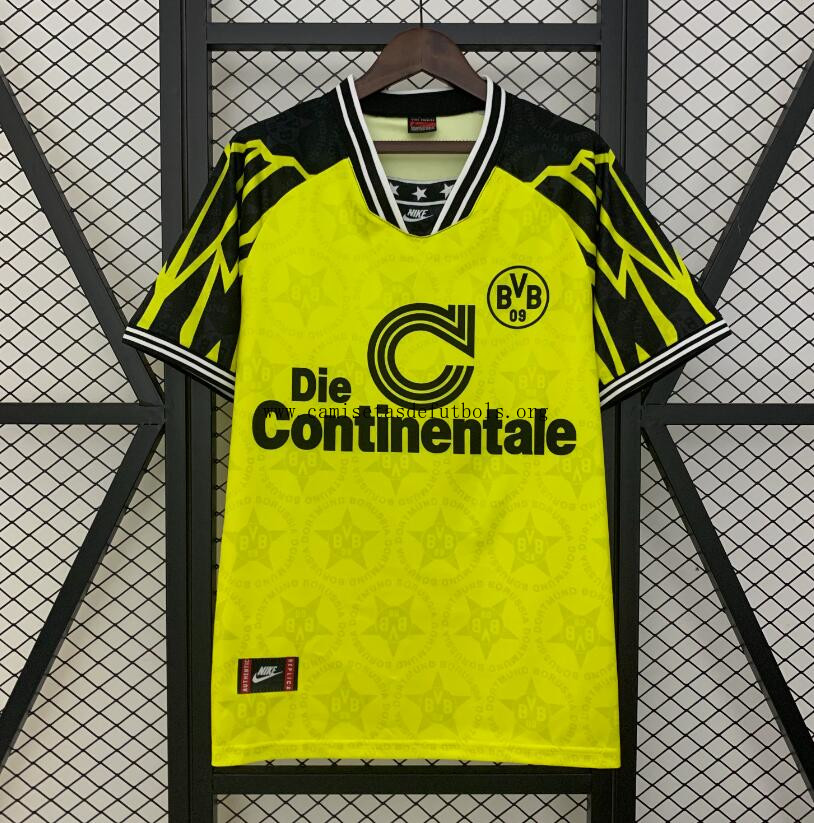 Camiseta Retro Borussia Dortmund 1ª Equipación 94/95 Prodigioso oferta, agarra como nunca