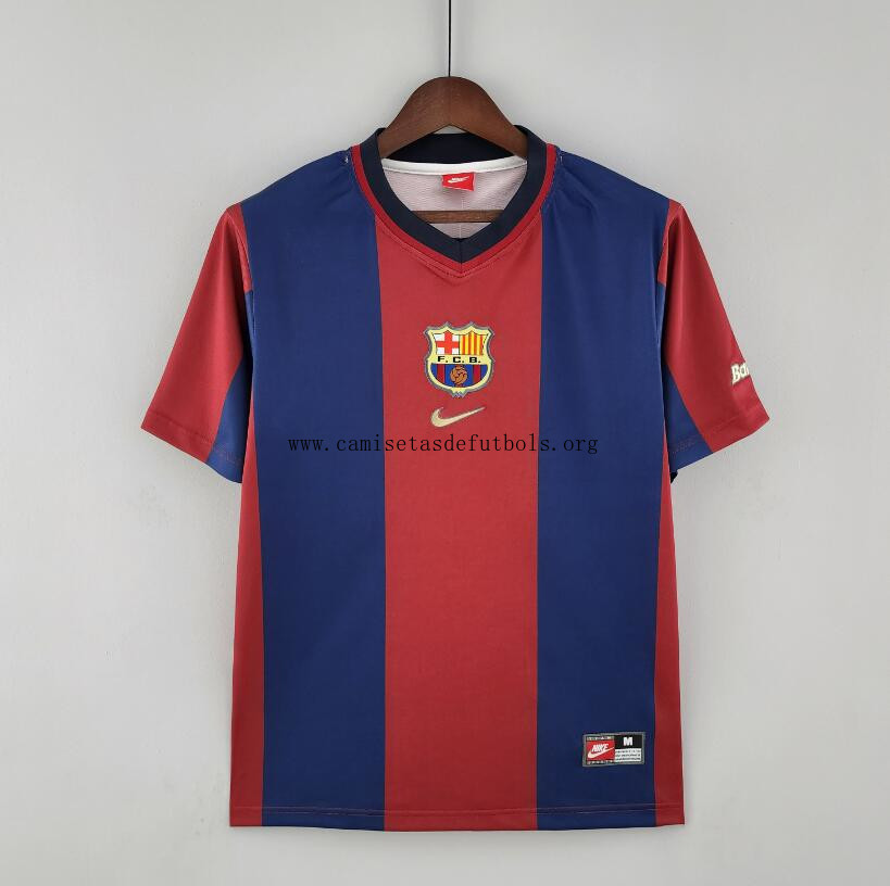 Camiseta Retro Barcelona Primera Equipación 98/99 Benefíciate este bicoca insuperable
