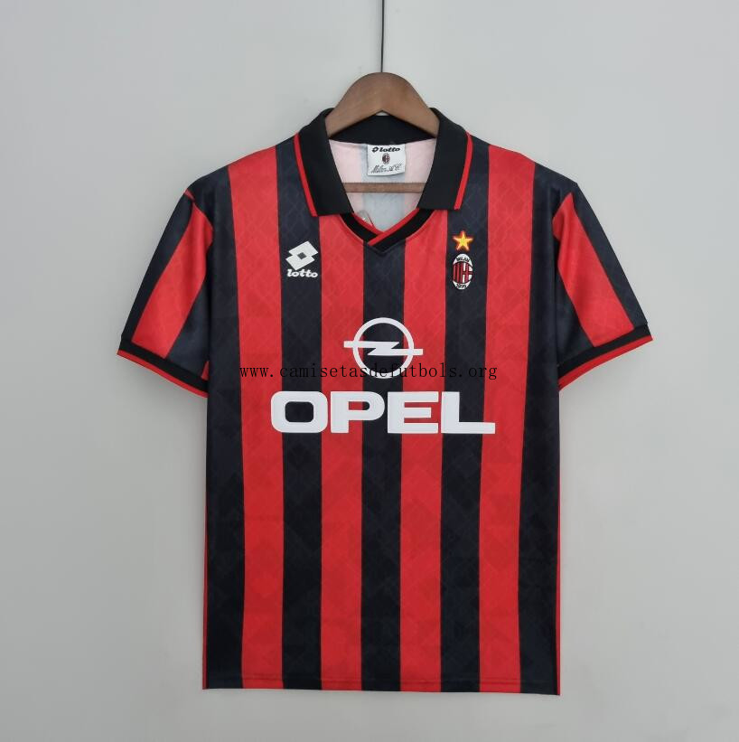 Camiseta Retro AC Mlian 1ª Equipación 95/96 ¡¡Qué chollazo, aprovéchala ya!