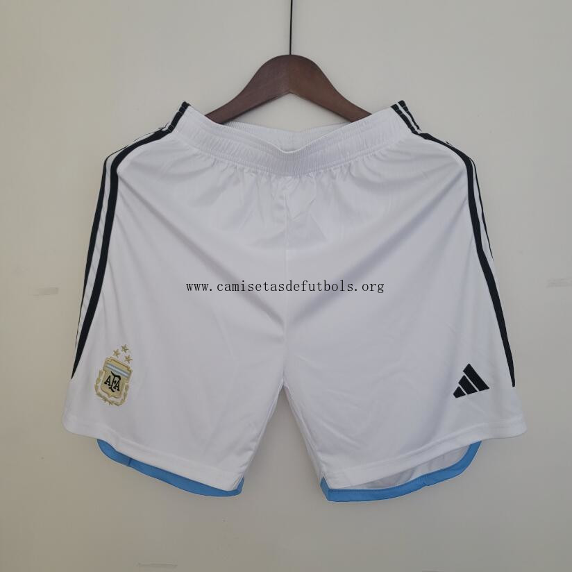 Pantalón Corto Argentina Primera Equipación 3 estrellas 2022 ¡¡Menudo/a ganga, aprovéchalo!