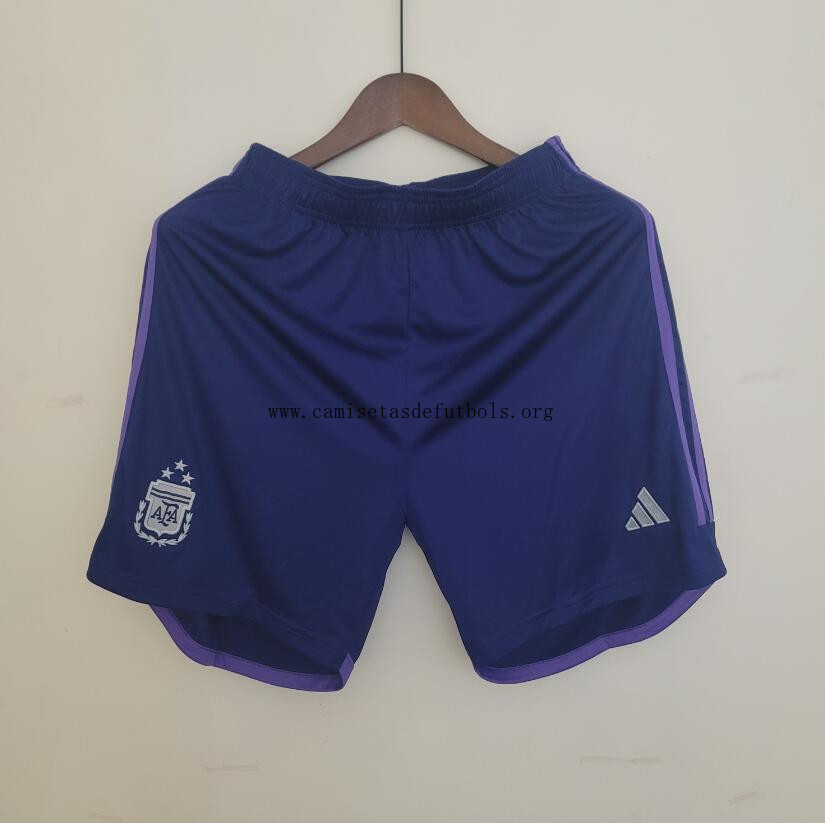 Pantalón Corto Argentina Segunda Equipación 3 estrellas 2022 Ganga tirado