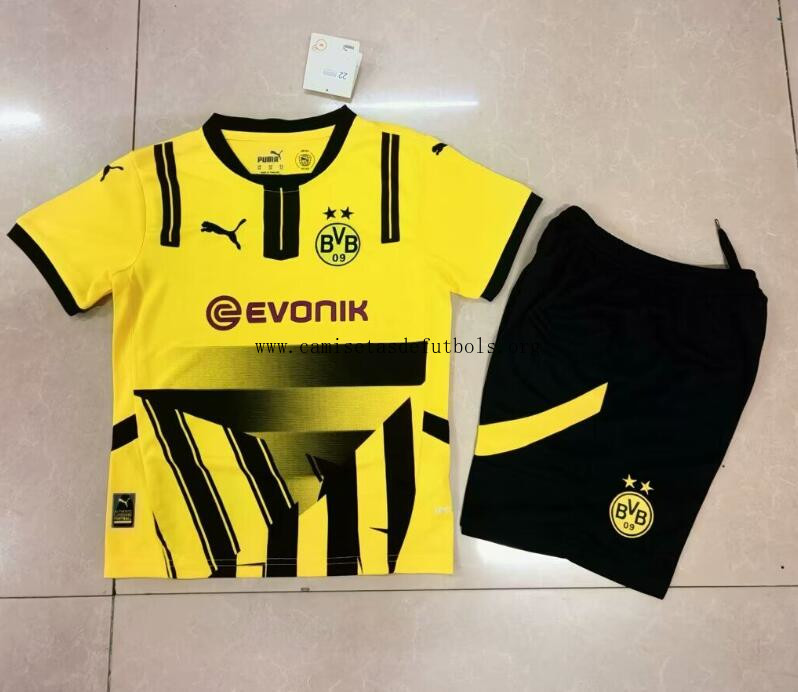 Camiseta Borussia Dortmund Amarillo 24/25 Ni?o Rebajón soberbio de campeonato