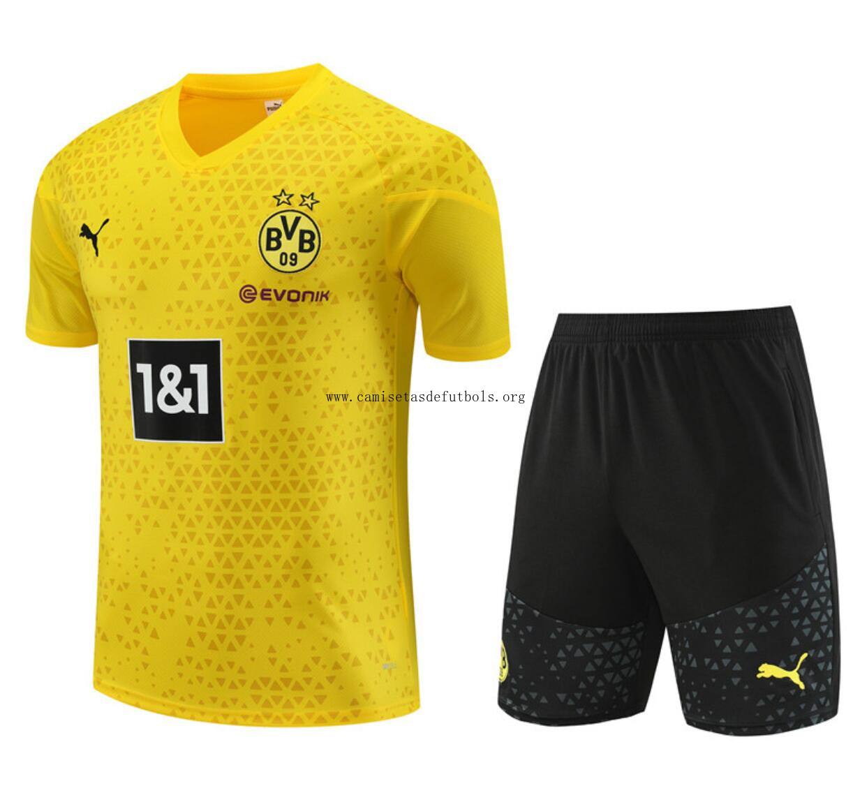Camiseta Borussia Dortmund Pre-match 23/24 + Pantalone Preciaco, adquiere