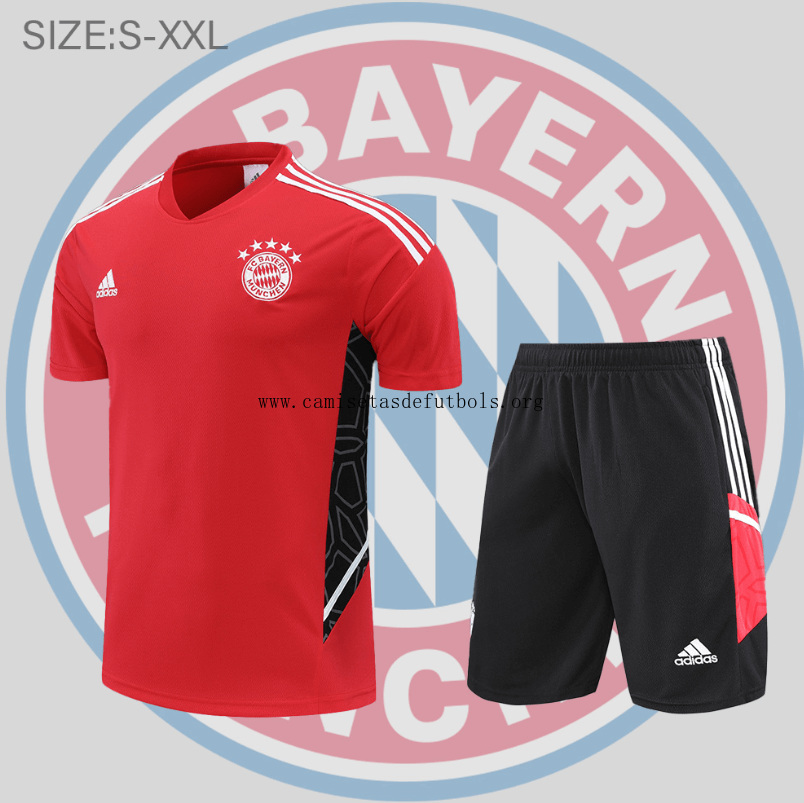 Camiseta Bayern Munich Conjunto De Entreno Manga Corta 22/23 Kit Chollazo soberbio solo hoy