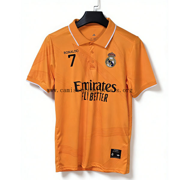 Real Madrid POLO de la Especial Equipación 2026-2027 naranja ¡¡Menudo/a regalado bicoca de infarto!