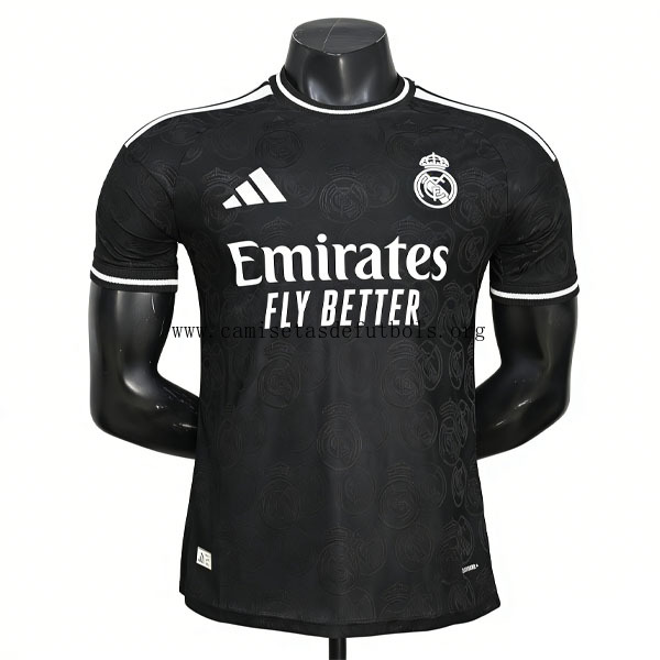 Real Madrid Camiseta de la Especial Equipación 2026-2027 Versión Jugador negro Ahorro económico sin intermediarios