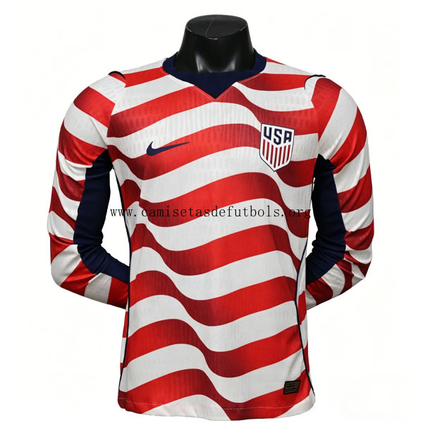 Estados Unidos Manga larga de la 1ª Equipación 2026-2027 Versión Jugador Paga menos este ahorro inmejorable