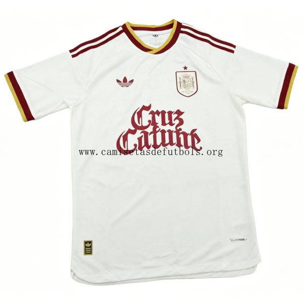 España Camiseta de la 2ª Equipación 2026-2027 Versión Jugador X CRUZ CAFUNE ¡¡Vaya preciaso, dispara!