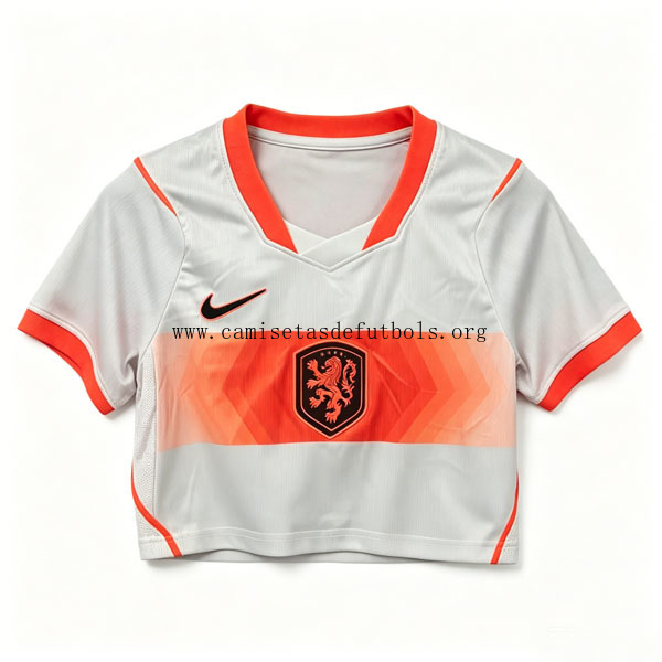 Mujer Países Bajos Camiseta de la 2ª Equipación 2026-2027 Corto Regalado descuento, benefíciate de derribo