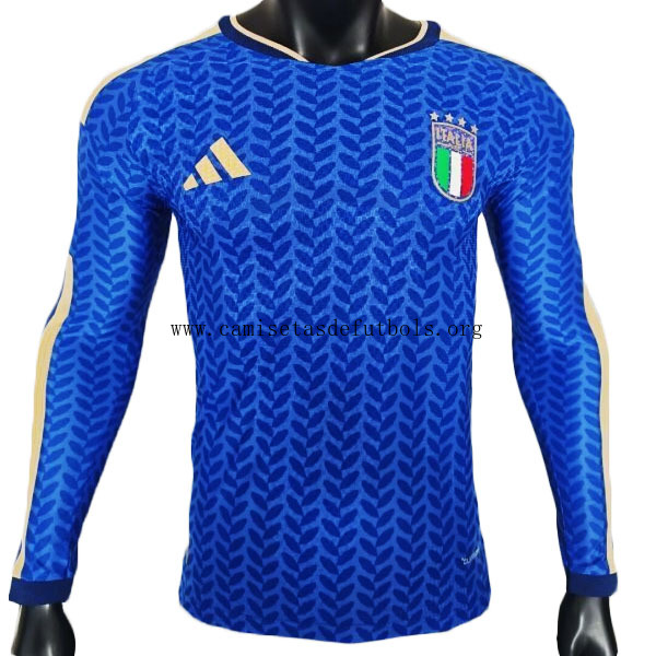 Italia Manga larga de la 1ª Equipación 2026-2027 Versión Jugador Precio inmejorable de colección