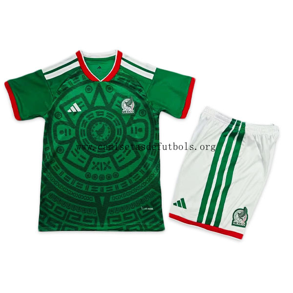 Niños Mexico Camiseta de la 1ª Equipación 2026-2027 ¡¡Cómo oportunidad, pide ahora!