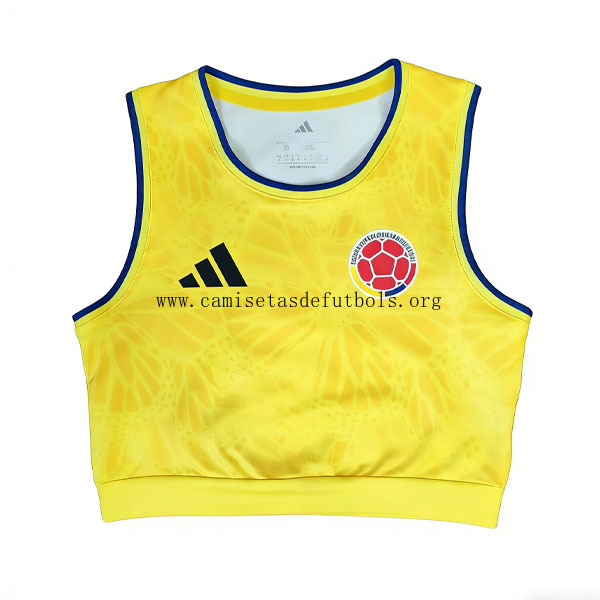 Mujer Colombia Sin Mangas de la Especial Equipación 2026-2027 Atrapa este oportunidad rebajado