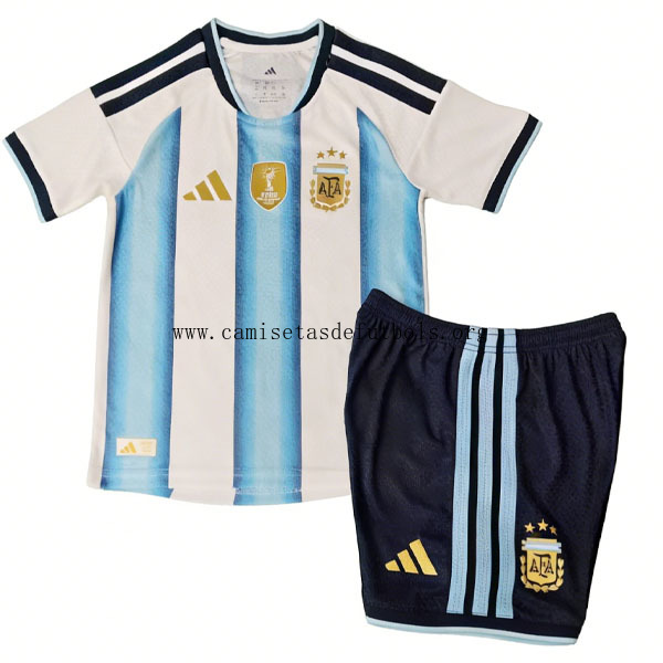 Niños Argentina Camiseta de la 1ª Equipación 2026-2027 Versión Jugador Chollazo brutal de campeonato