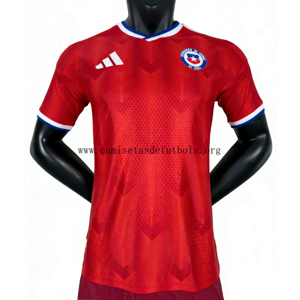 Chile Camiseta de la 1ª Equipación 2026-2027 Versión Jugador Saldazo magnífico de derribo