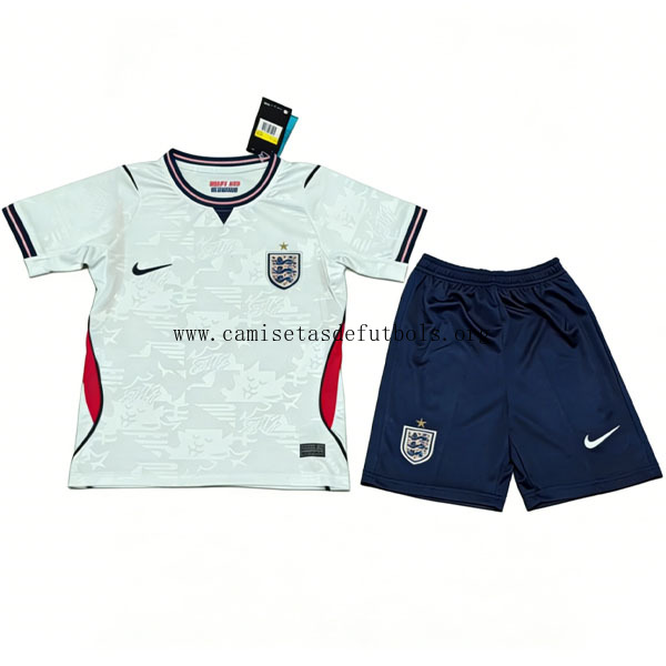 Niños Inglaterra Camiseta de la 1ª Equipación 2026-2027 ¡¡Ni te imaginas tirado saldazo solo hoy!