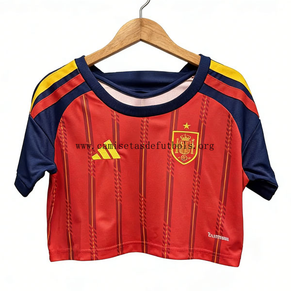 Mujer España Camiseta de la 1ª Equipación 2026-2027 Corto Justo saldazo, no lo pienses de derribo
