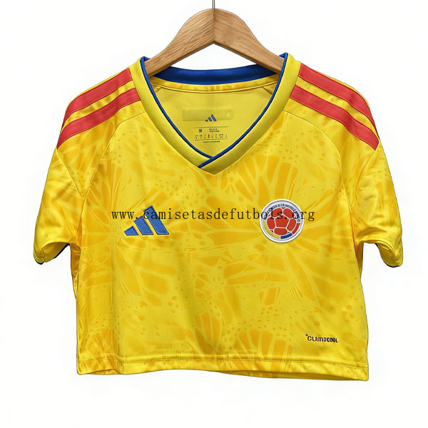 Mujer Colombia Camiseta de la 1ª Equipación 2026-2027 Corto Saldo espectacular de infarto