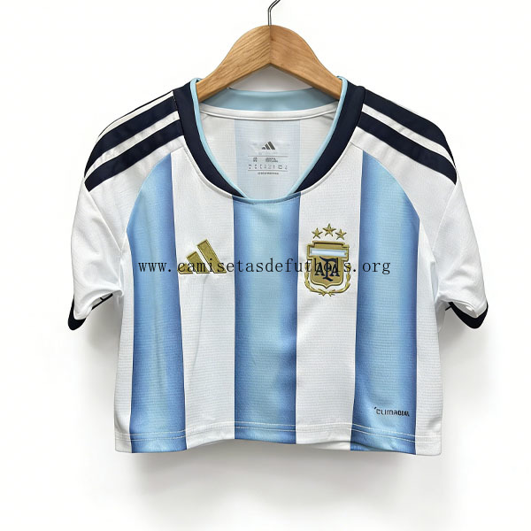 Mujer Argentina Camiseta de la 1ª Equipación 2026-2027 Corto Descuento ridículo de risa