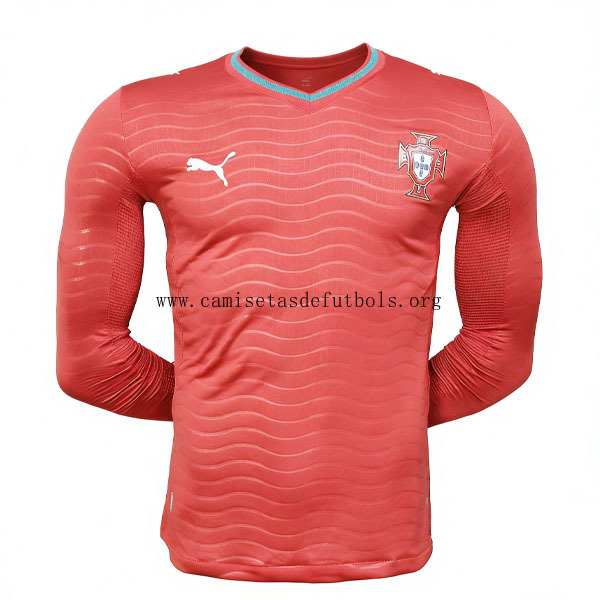 Portugal Manga larga de la 1ª Equipación 2026-2027 Versión Jugador ¡¡Menudo/a portentoso bicoca hasta fin de existencias!