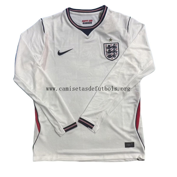 Inglaterra Manga larga de la 1ª Equipación 2026-2027 Oportunidad, agarra