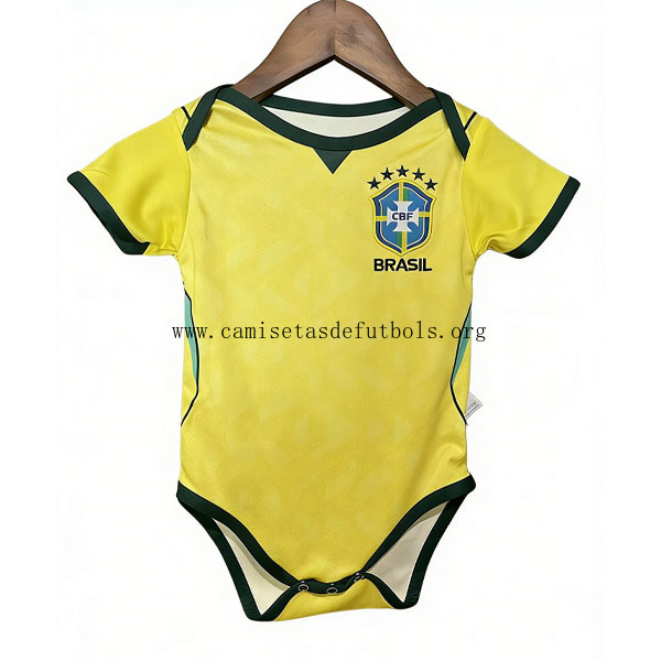 Bebés Brasil Camiseta de la 1ª Equipación 2026-2027 Preciaco simbólico