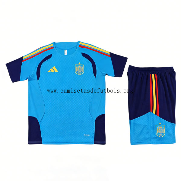 Niños España entrenamiento de la Especial Equipación 2026-2027 azul Saldazo increíble