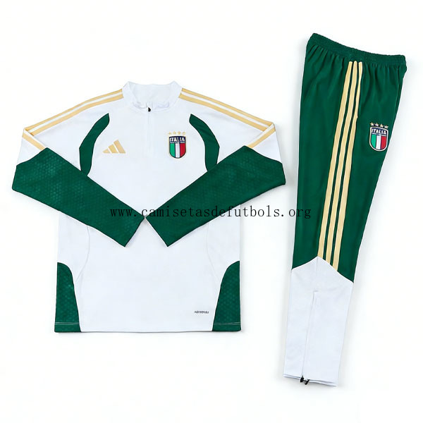Niños Italia Strike Drill Top de la Especial Equipación 2026-2027 Blanco ¡¡Menudo/a insuperable chollazo sin intermediarios!