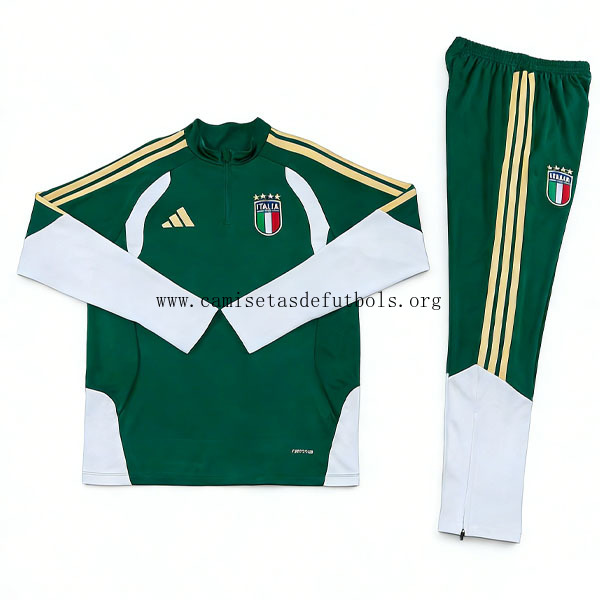 Niños Italia Strike Drill Top de la Especial Equipación 2026-2027 verde Formidable ofertón, no lo dejes escapar solo hoy