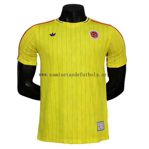 Colombia Camiseta de la Especial Equipación 2026-2027 Versión Jugador Casual Retro ¡¡Ni te imaginas asequible oferta de risa!