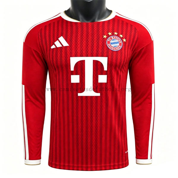 Bayern Munich Manga larga de la 1ª Equipación 2026-2027 Versión Jugador ¡¡Qué regalado oferta solo hoy!