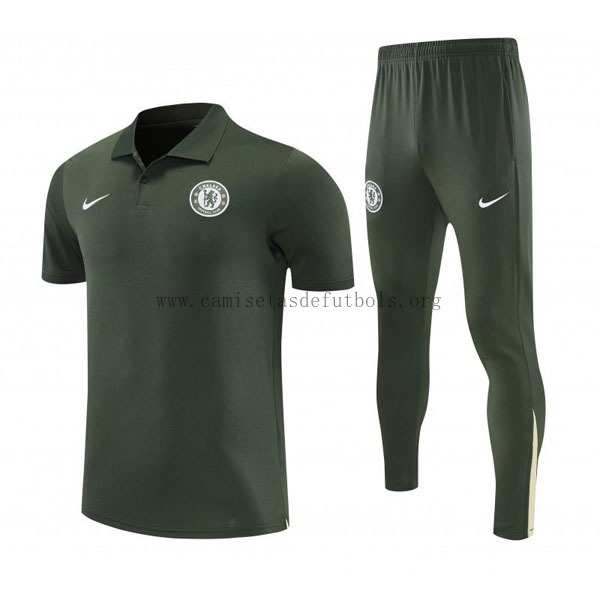 Chelsea POLO de la Especial Equipación 2026-2027 Verde oscuro Rebaja, adquiere