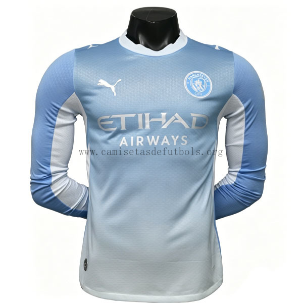 Manchester City Manga larga de la 1ª Equipación 2026-2027 Versión Jugador Date prisa con devolución gratis
