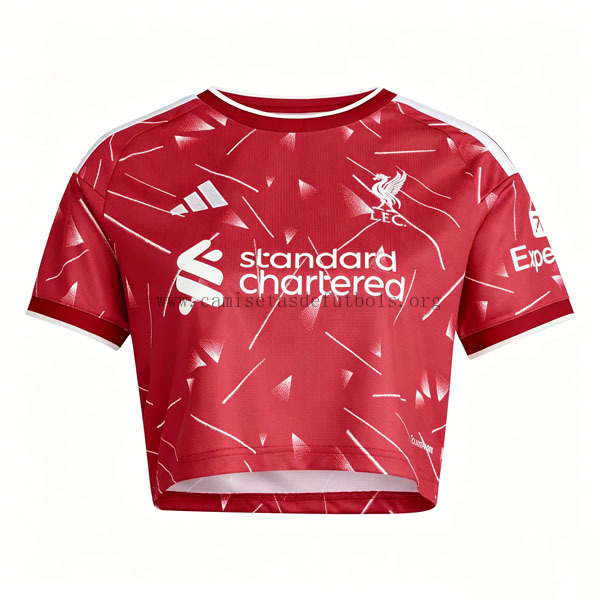 Mujer Liverpool Camiseta de la 1ª Equipación 2026-2027 Corto Bicoca excelente en todo el mercado
