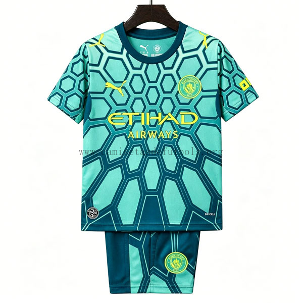 Niños Manchester City Portero Camiseta de la 1ª Equipación 2026-2027 ¡¡Vaya descuentazo, date prisa!